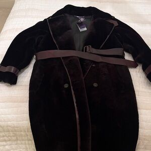 Ralph Lauren Purple Label Genuine Shearling Full length coat.